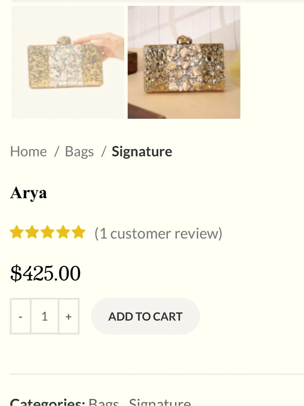 Ramla dazzling gold