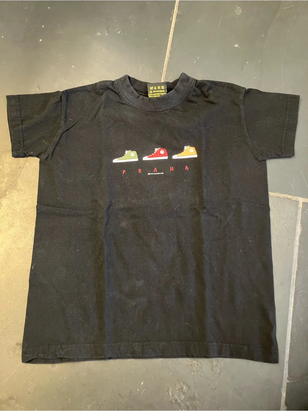 Boys Approx Size 4-5 Black “Praha” T-Shirt