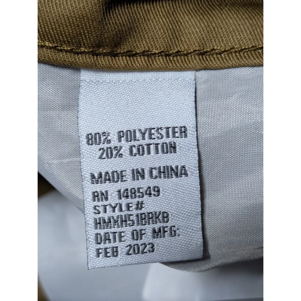 HUNTINGTON BC Men Big & Tall  48 (Actual 50x12) British Khaki Cargo Shorts NEW‎