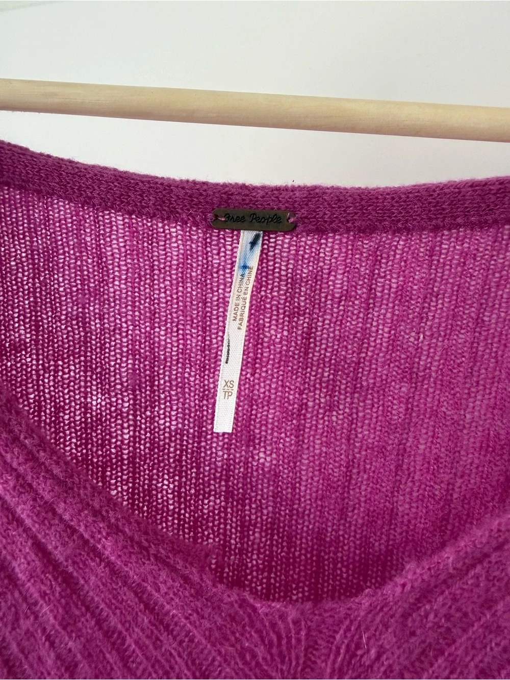 Free People cropped neck
