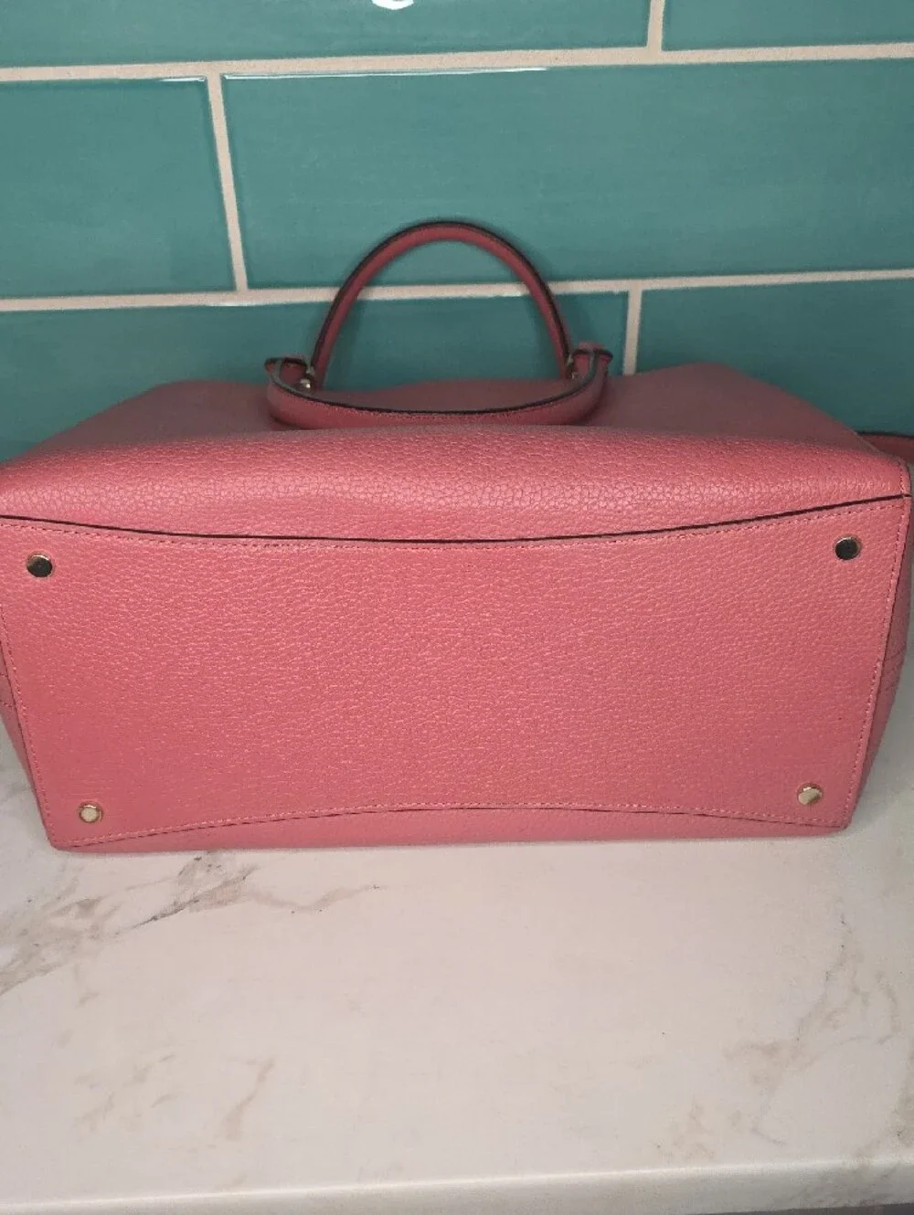 kate spade PINK LEILA Medium TRIPLE Compartment Satchel Crossbody Strap