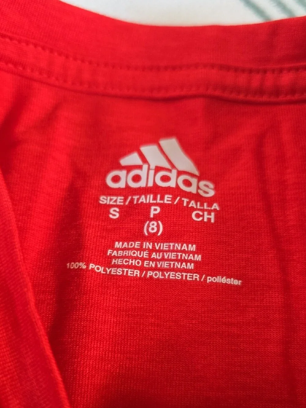adidas bright red