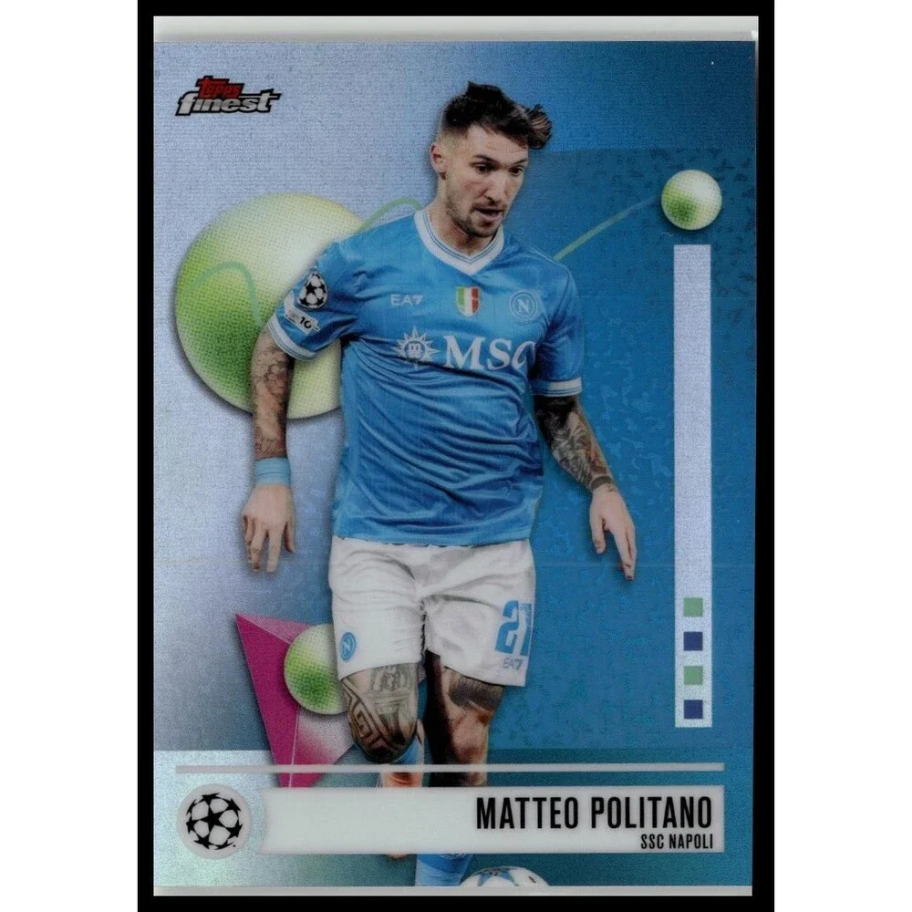 2025-26 Finest UEFA Club Competitions } Matteo Politano Refractor