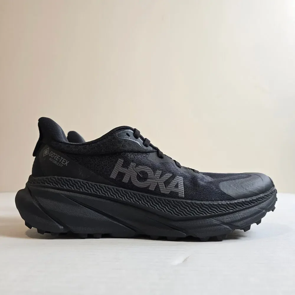 Hoka Challenger ATR 7 GTX Women Size 9.5 Black Trail Shoes Sneakers 1134502-BBLC