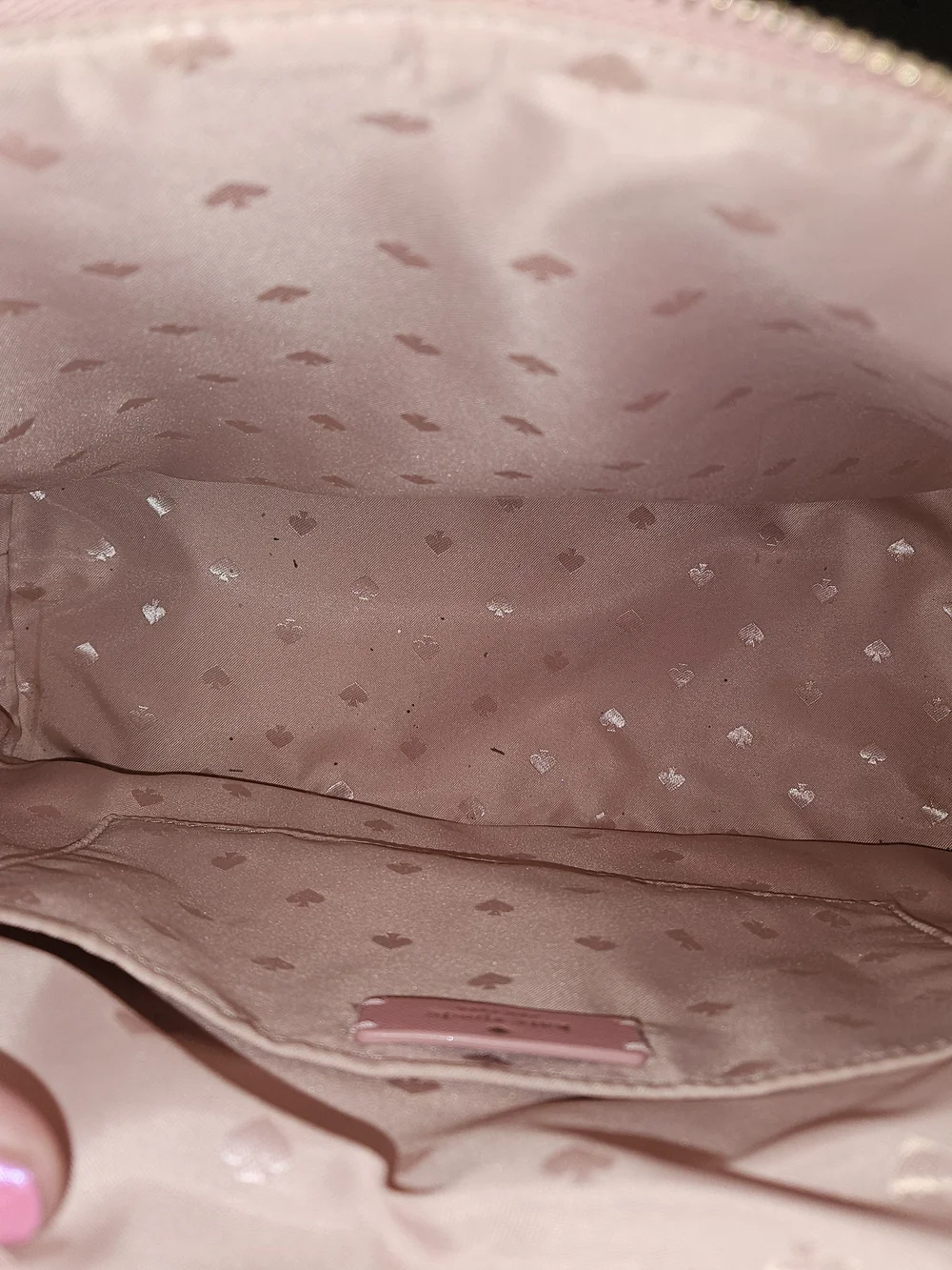 kate spade Pink Glitter-Trim Tote