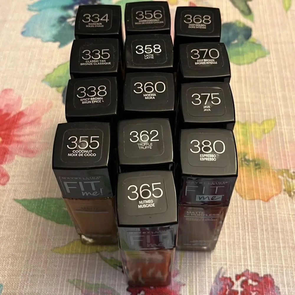 Lot of 2 380 Espresso Maybelline Fit Me Matte Foundation