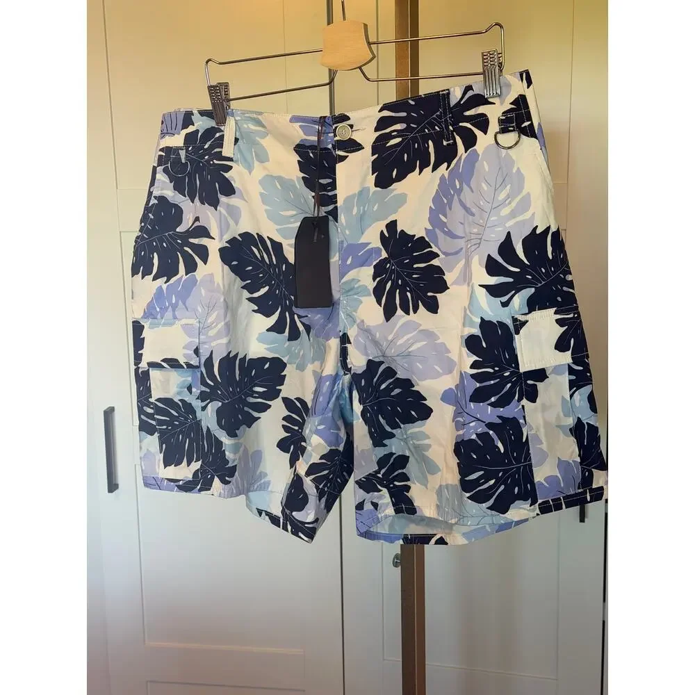 Ermanno Scervino Board Italian Luxury Cargo Bermuda Shorts IT 58 XXL
