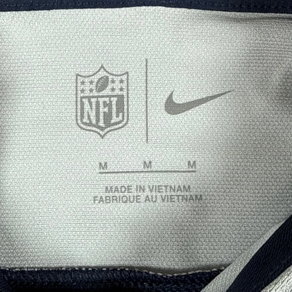 Nike Mens Medium Dallas Cowboys Blue Gray NFL Hoodie Performance Training Shirt
