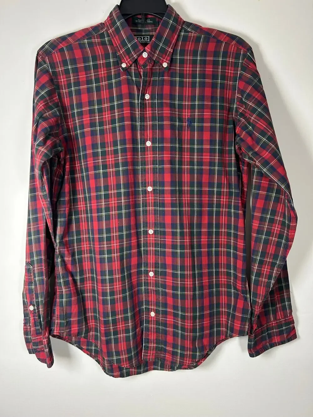 Lauren, Ralph Lauren plaid  boys junior button up shirt, Size 16  long sleeves
