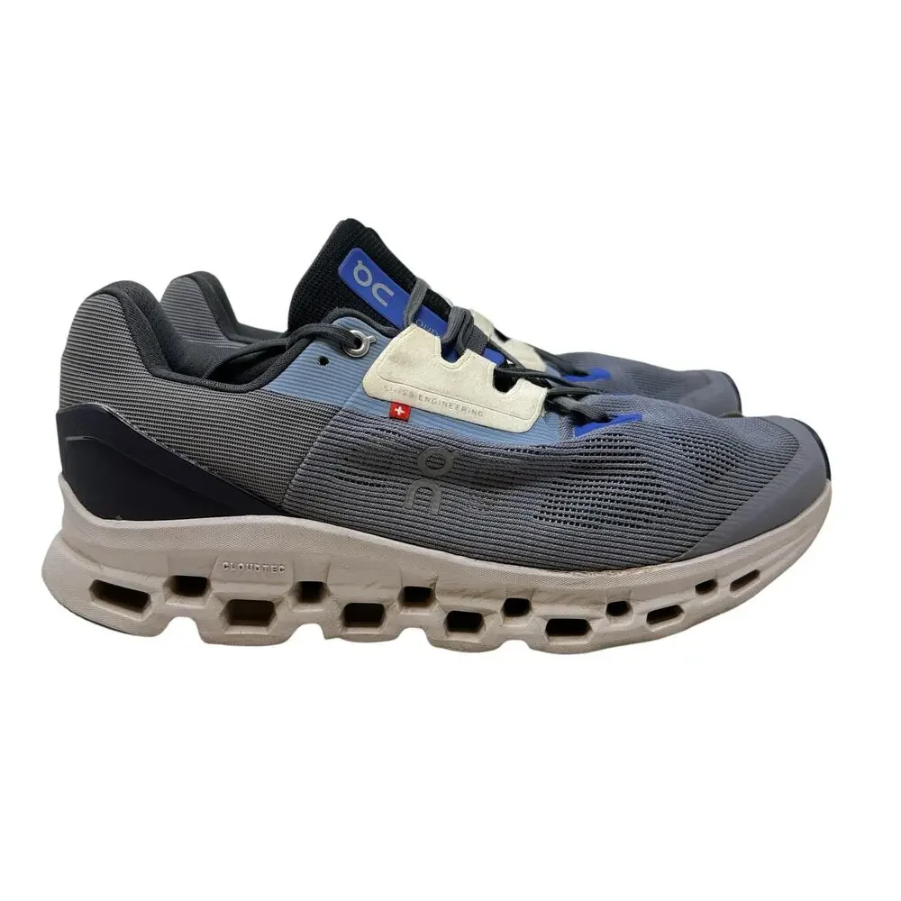 On Running Cloudstratus Sneakers‎ Textile Swiss Engineering Blue Mens Size 9.5