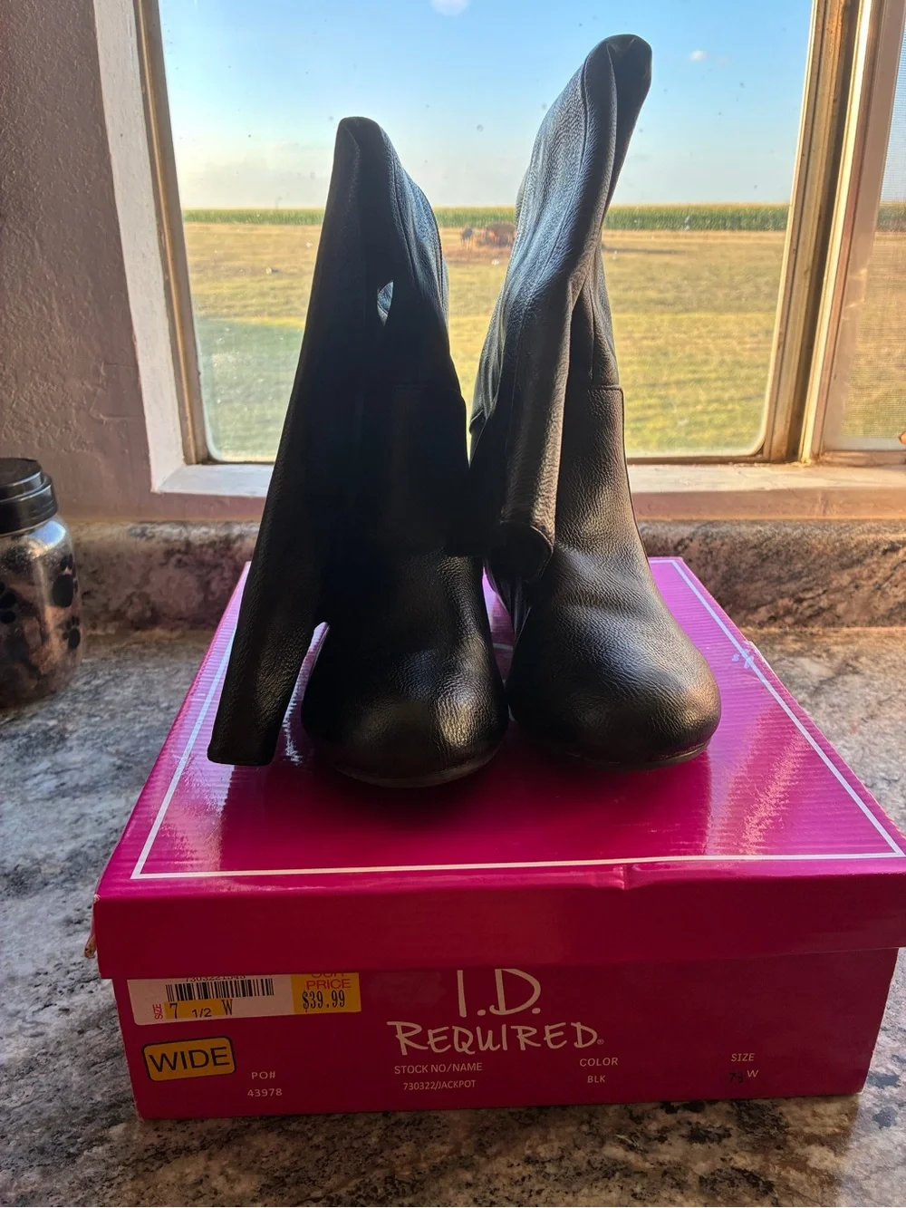 I.D. Required stylish black