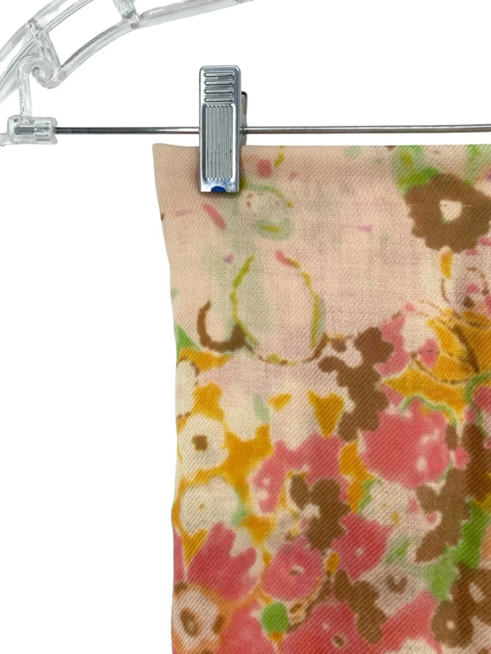 J. Crew Wool Floral Colorful Scarf Shawl Wrap
