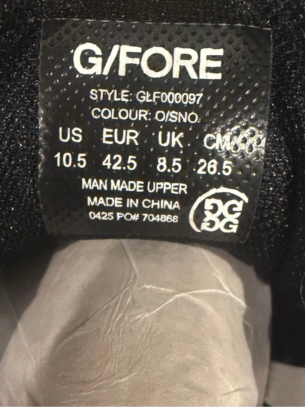 G/FORE close up