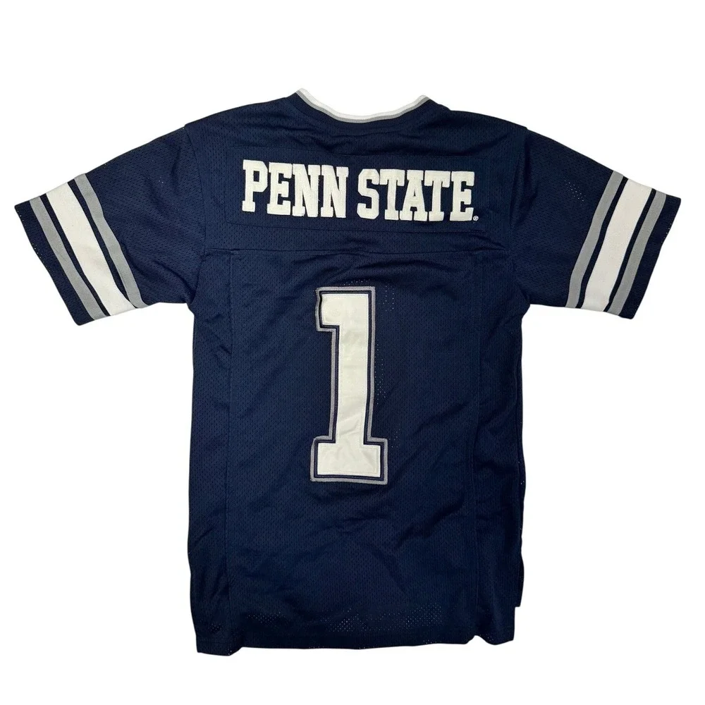 Colosseum Penn State Nittany Lions Youth Jersey Blue Stitched #1 Size S 8-10