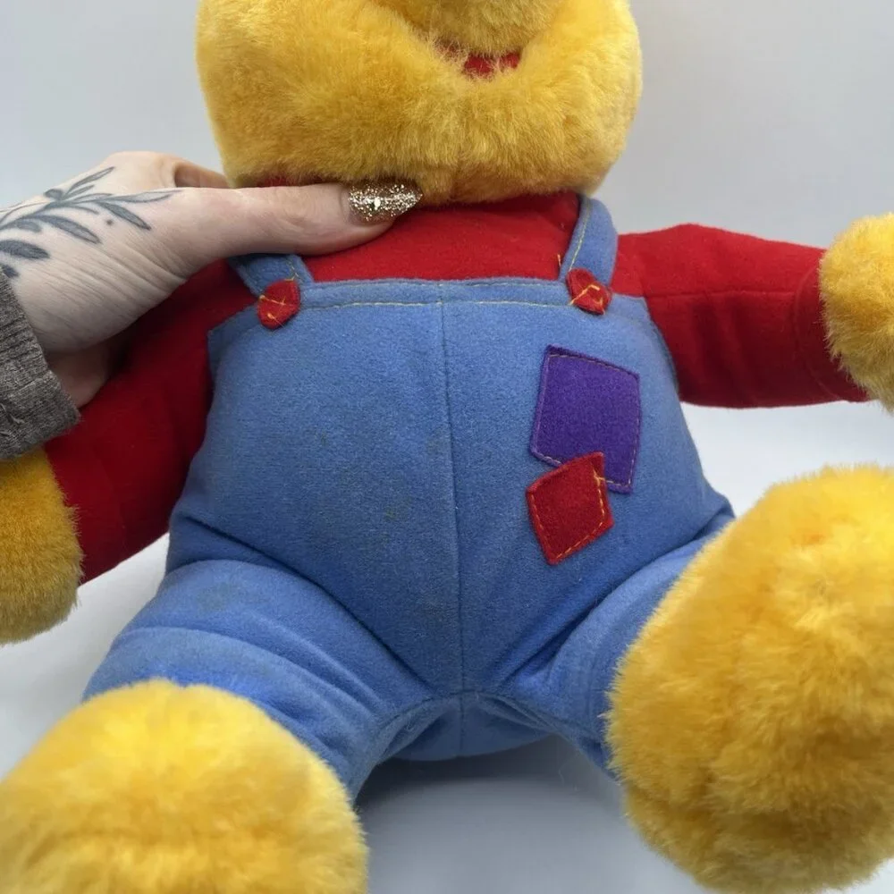 Winnie The Pooh Bear Talking Plush Mattel 1997 Vintage Nose Wiggles & Laughs