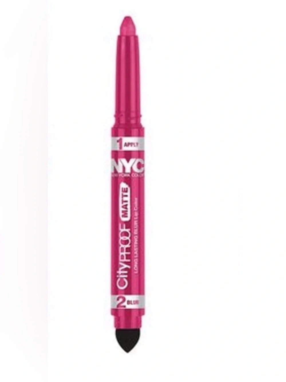 NYC MANHATTAN MAUVE CITYPROOF CRAYON DUAL ENDED Twist-Up Matte Lip Color