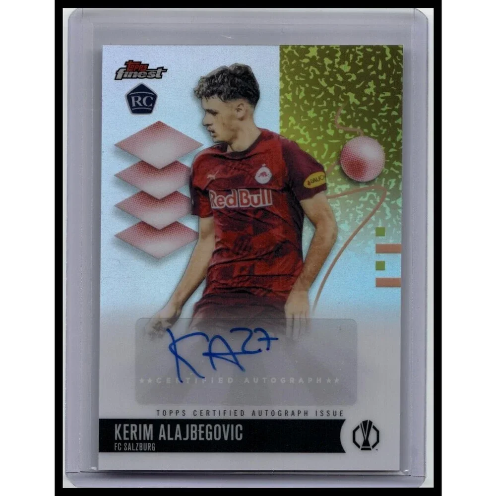 2025 Topps UEFA Club Competition Finest Kerim Alajbegovic Auto #BA-KM Salzburg