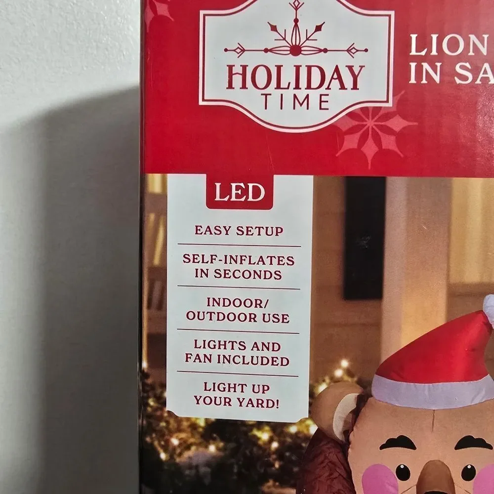 Holiday Time santa features addition