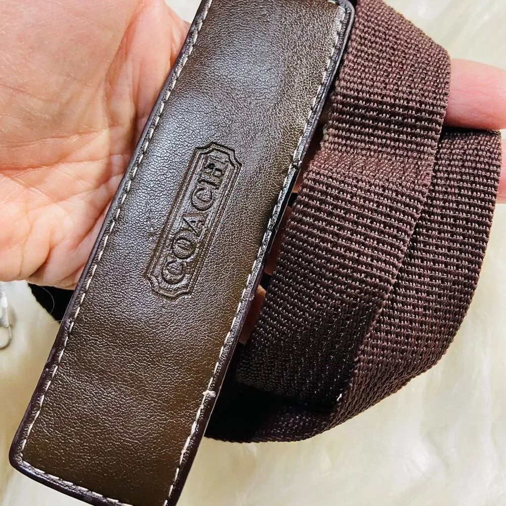 Coach brown strap