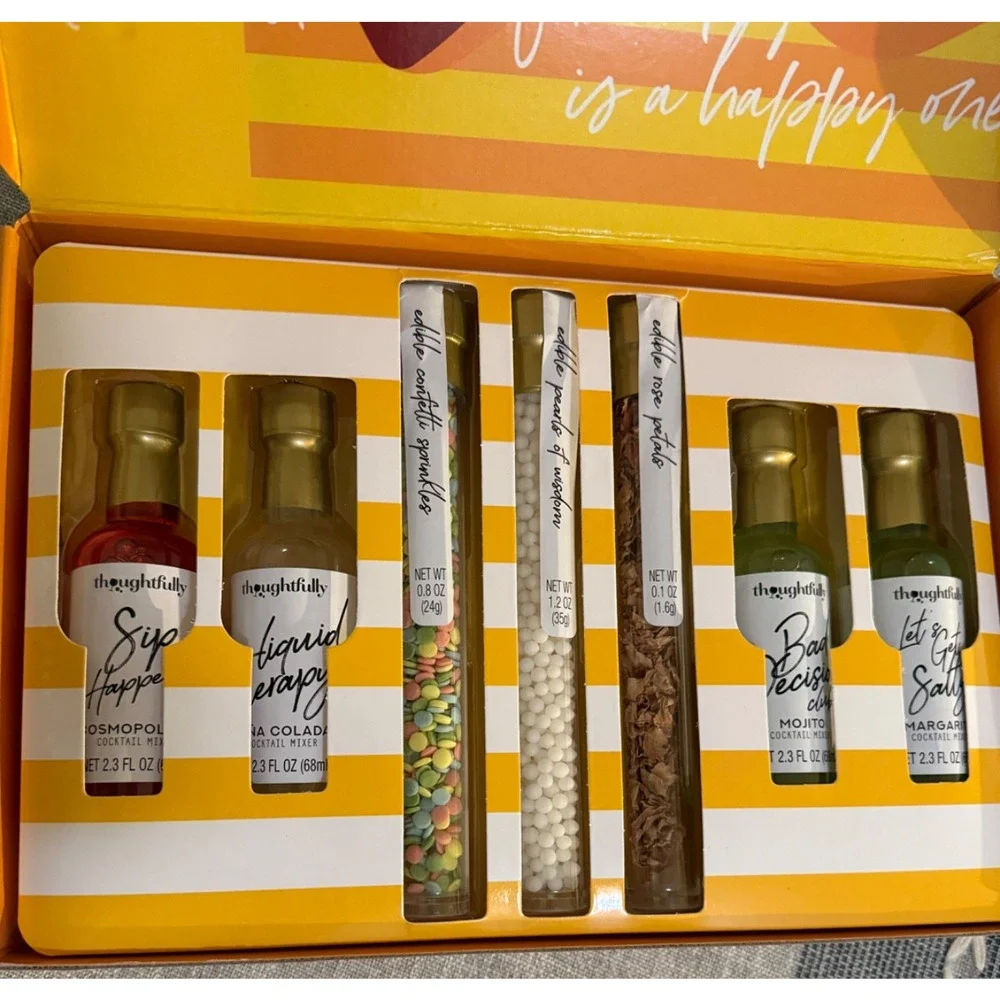 🍹 Cocktail Therapy Gift Set Thoughtfully Cocktails Mixers & Garnishes