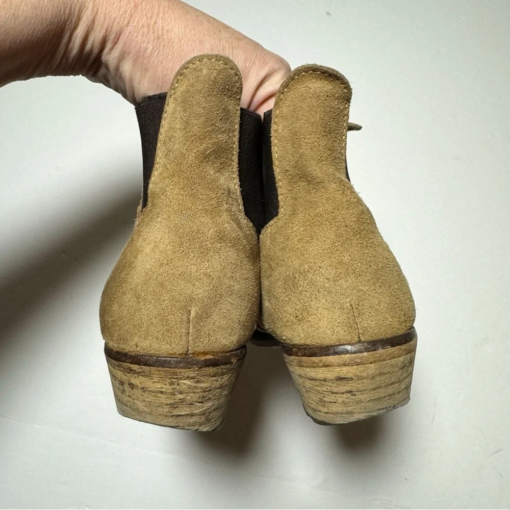 Ganni suede leather