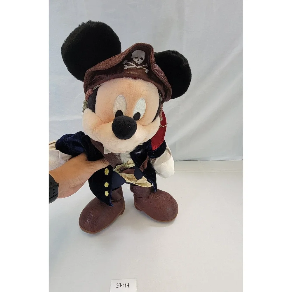 Disney Mickey Mouse Pirate Plush Stuffed Animal Disneyland‎ Resort Collection