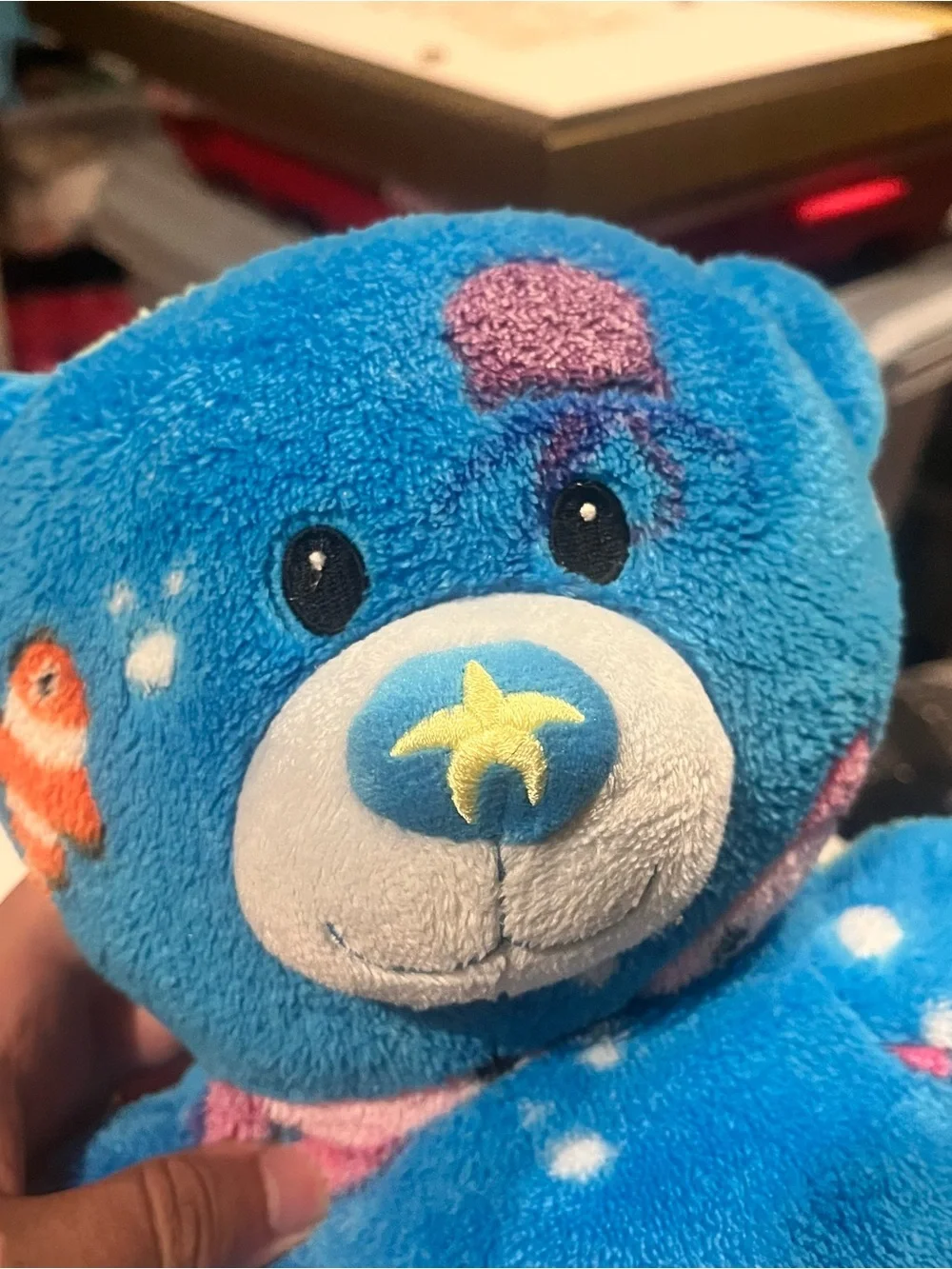 Retired Build a Bear Under the Deep Blue Sea 2012 Plush Bear w Nemo Clown Fish