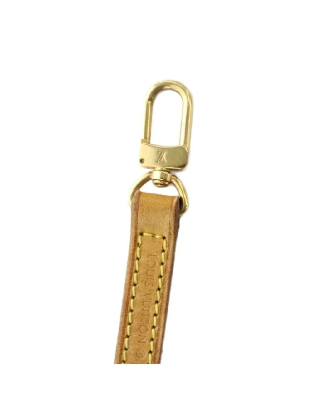 Louis Vuitton Shoulder Strap Leather Beige