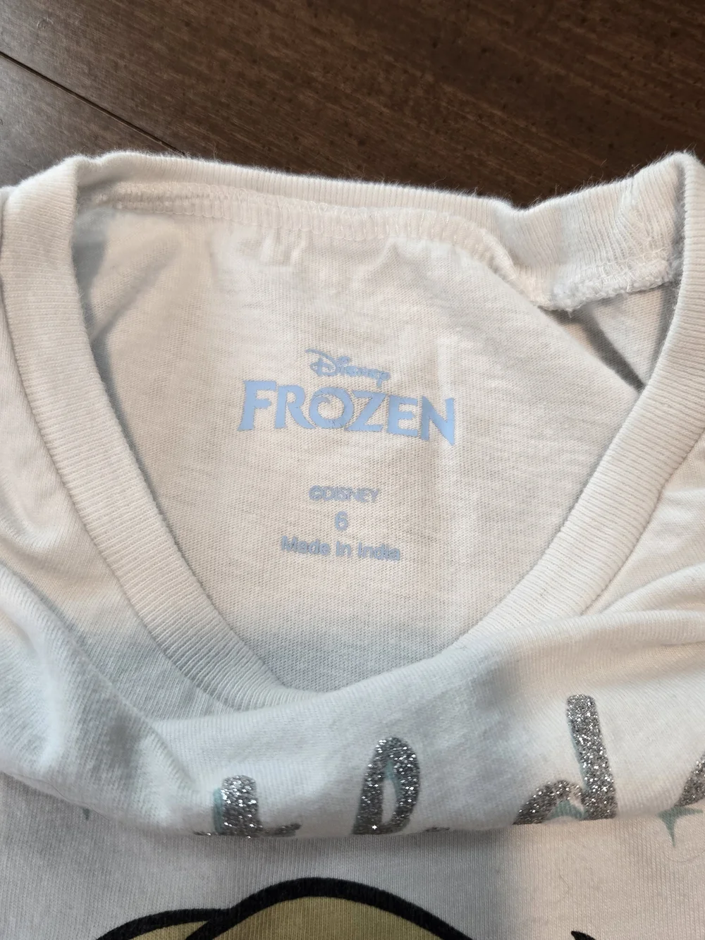 6 PC Lot Bundle Disney Frozen, Cat & Jack, Calvin Klein Jeans Girls Size 6 Small