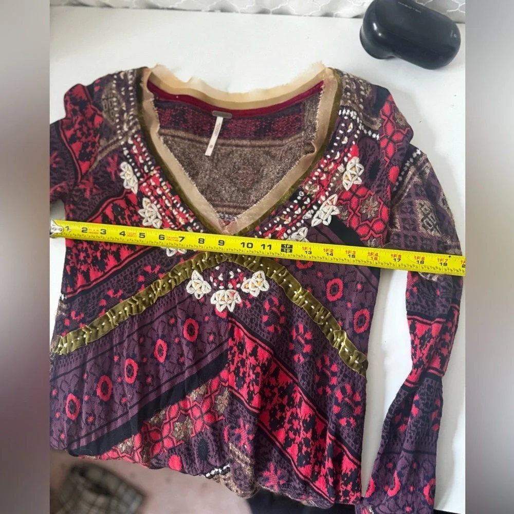 Free People World Traveler Pullover Tunic Top