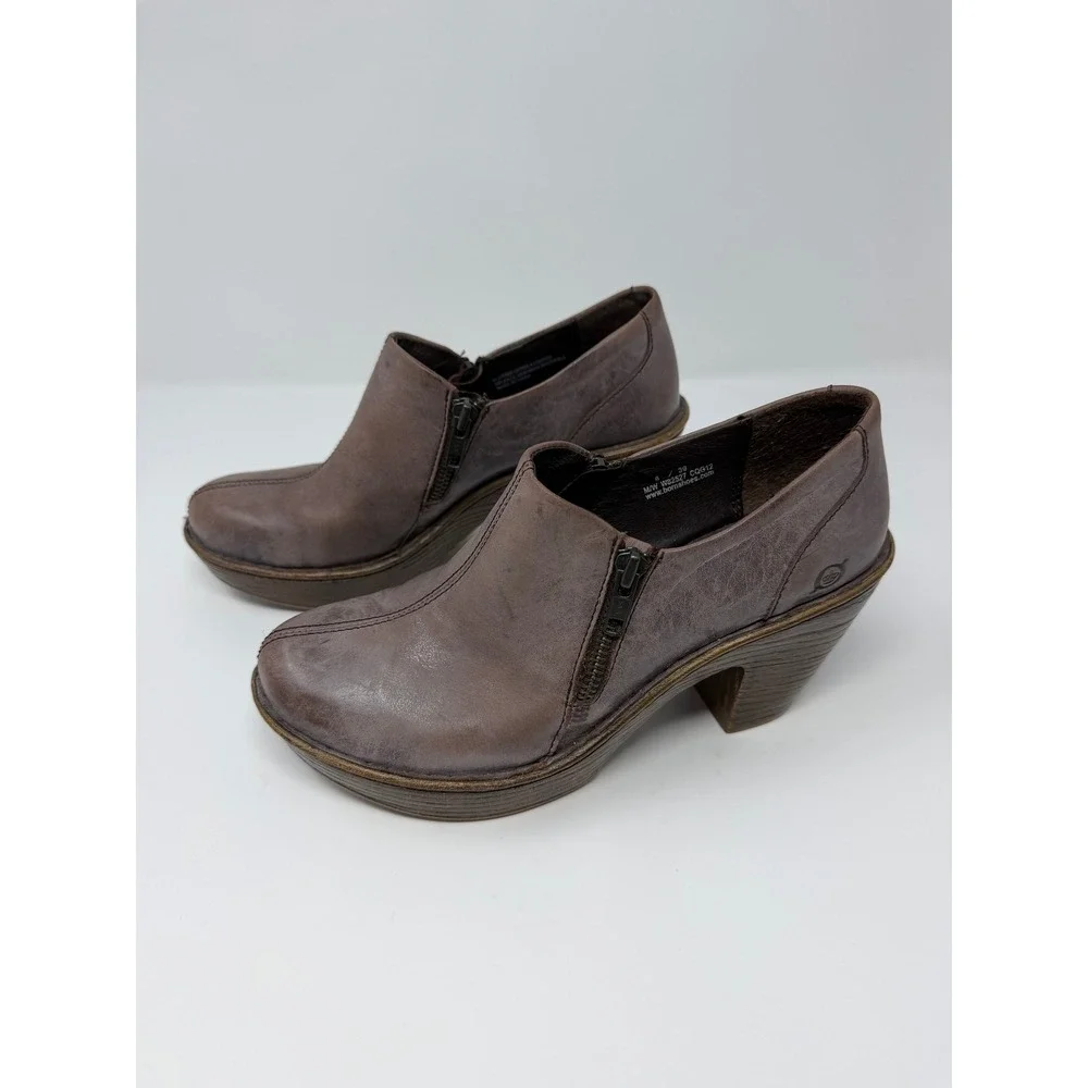 Born leather ankle