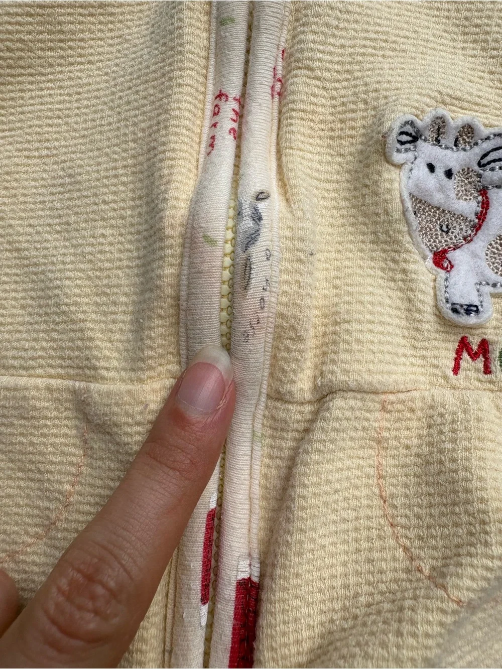 Vitamins Baby stains shown