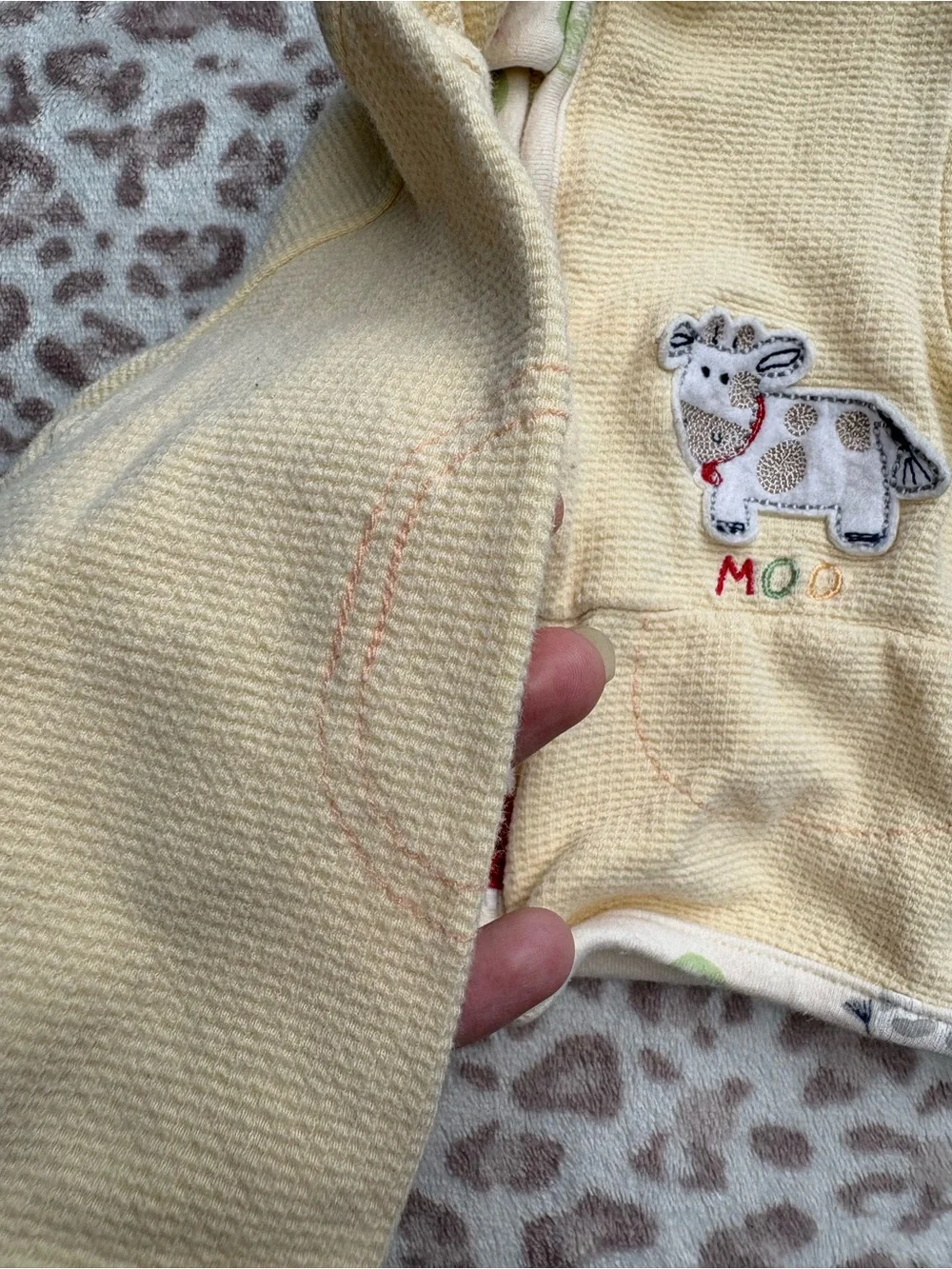 Vitamins Baby stains shown