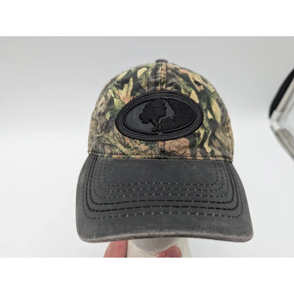Mossy Oak Camouflage Baseball Hat Adjustable Hook and Loop Strap Camo Cap