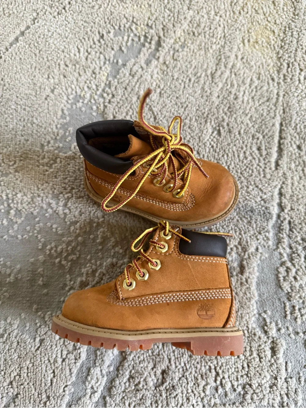 Timberland boots classic lace up leather waterproof toddler 5