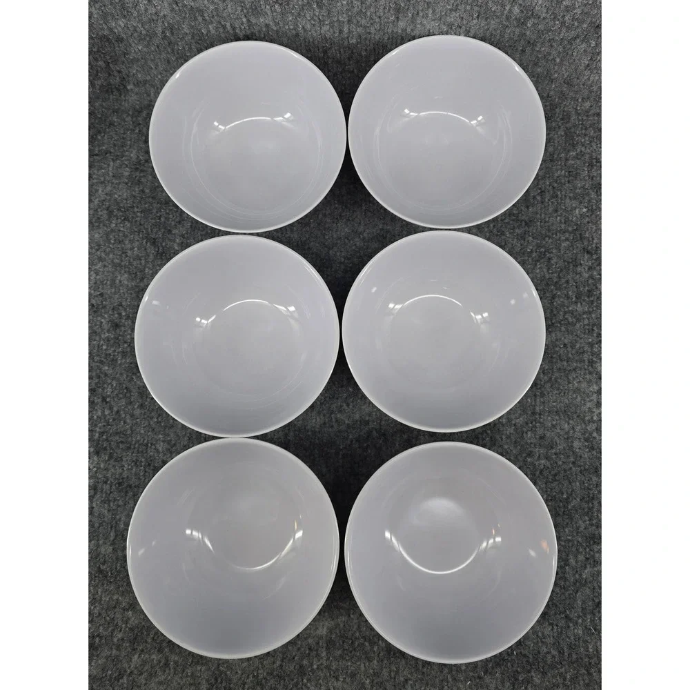 Tar-Hong Melamine Dinnerware Set 17pc White Blue Floral Bowls and Dessert Plates