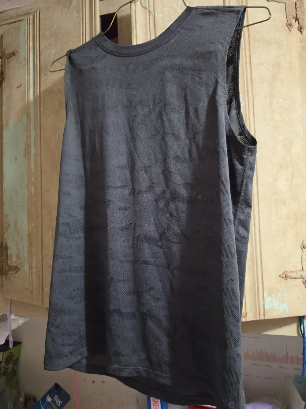 DSG Boys Large Jacquard Movement Tank Dark Gray NWT