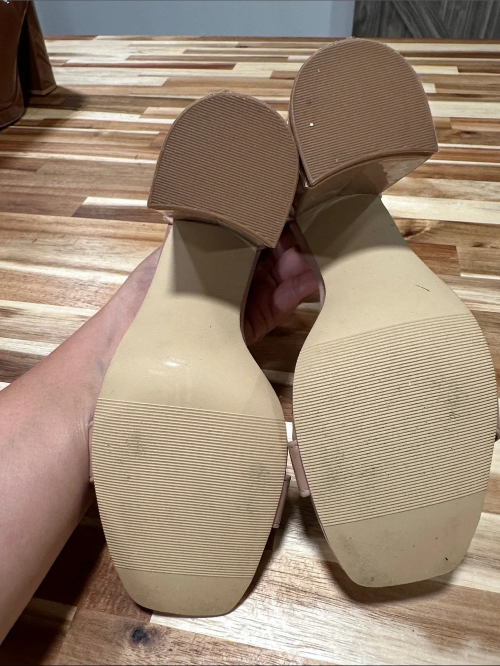 Madden Girl blush patent