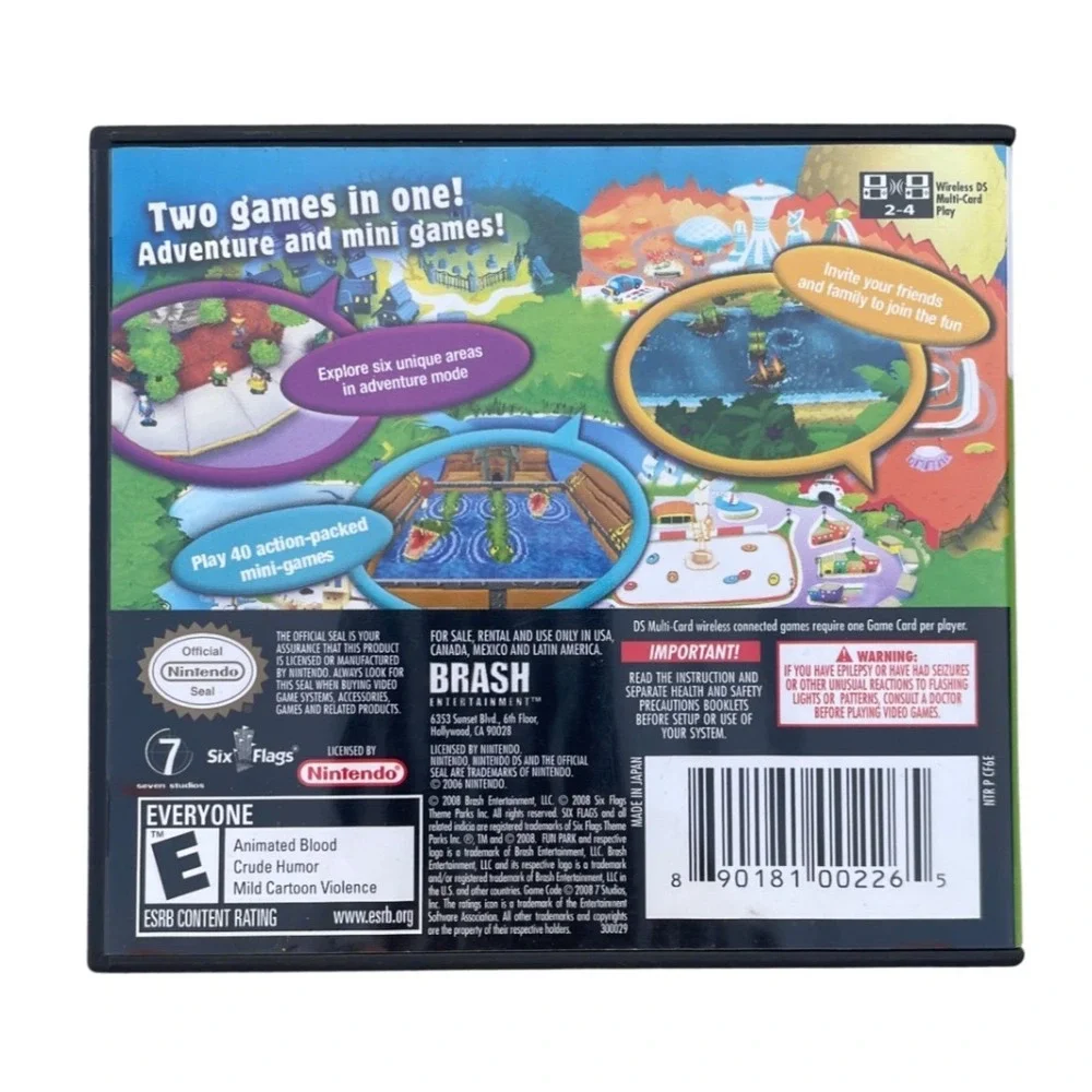 Nintendo six flags
