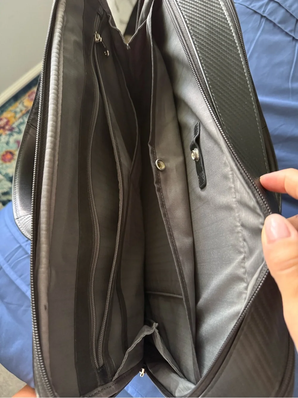 Tumi authentic black