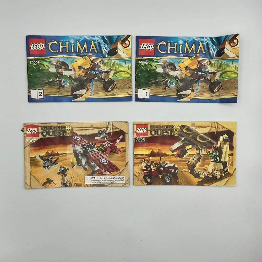 Lego lot manuals