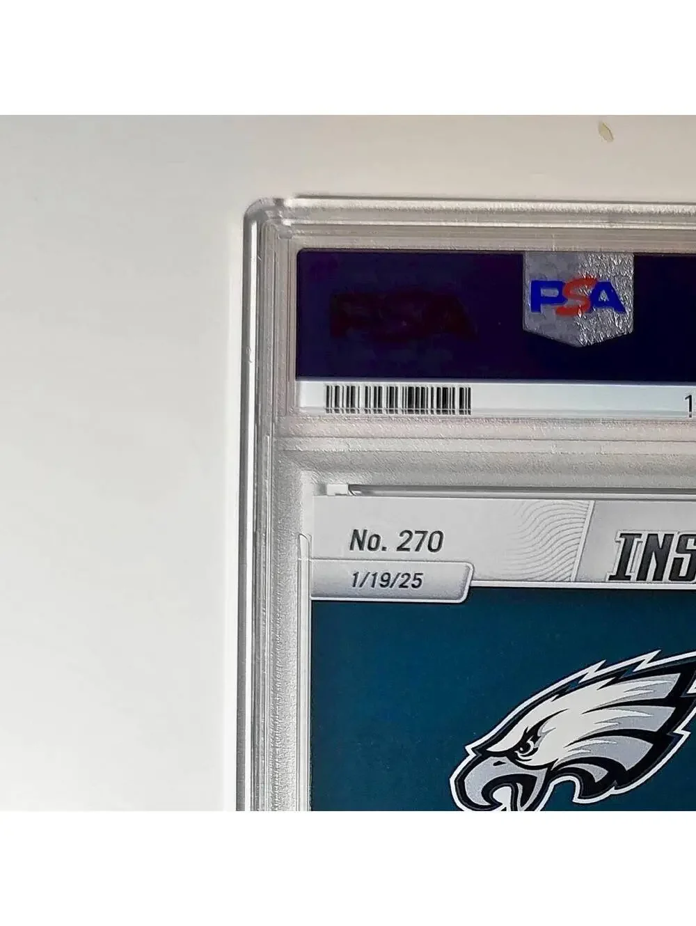 Saquon Barkley 2024 Panini Record Breaker NFL #270 Philadelphia Eagles PSA 10