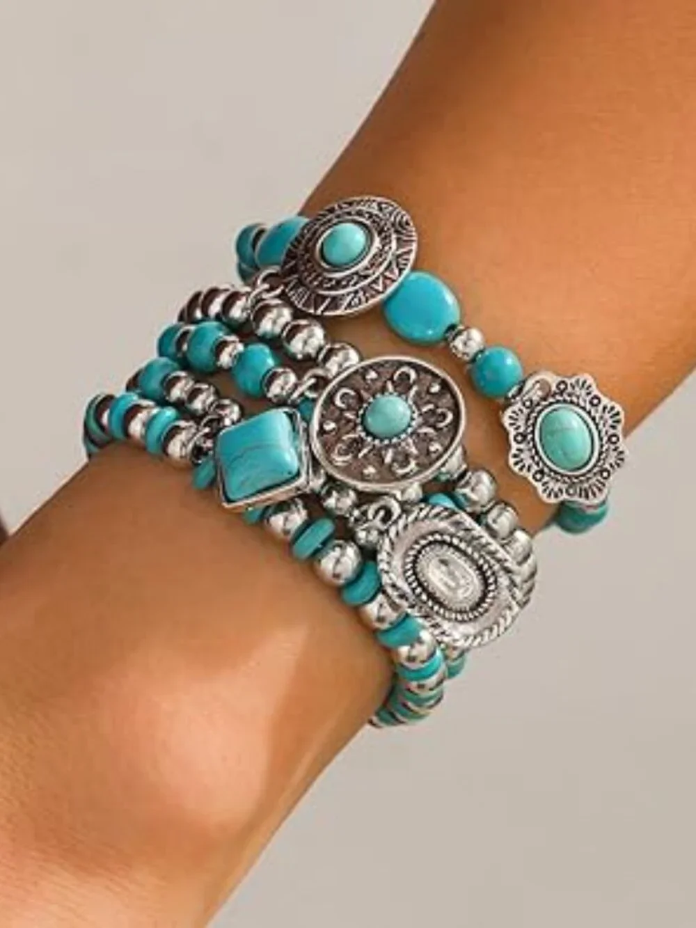 N/A turquoise western