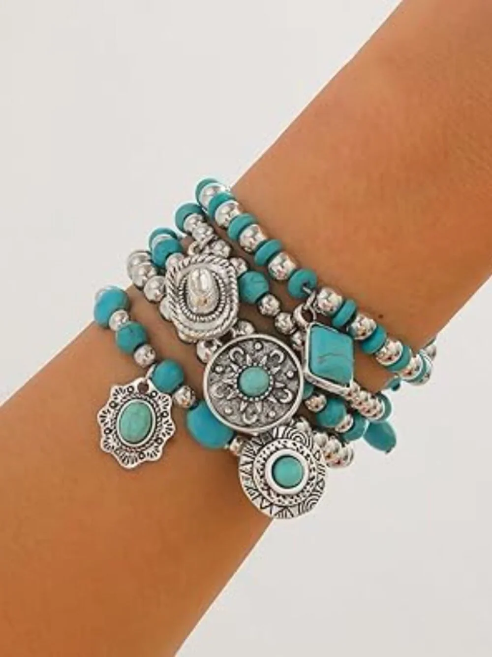 N/A turquoise western