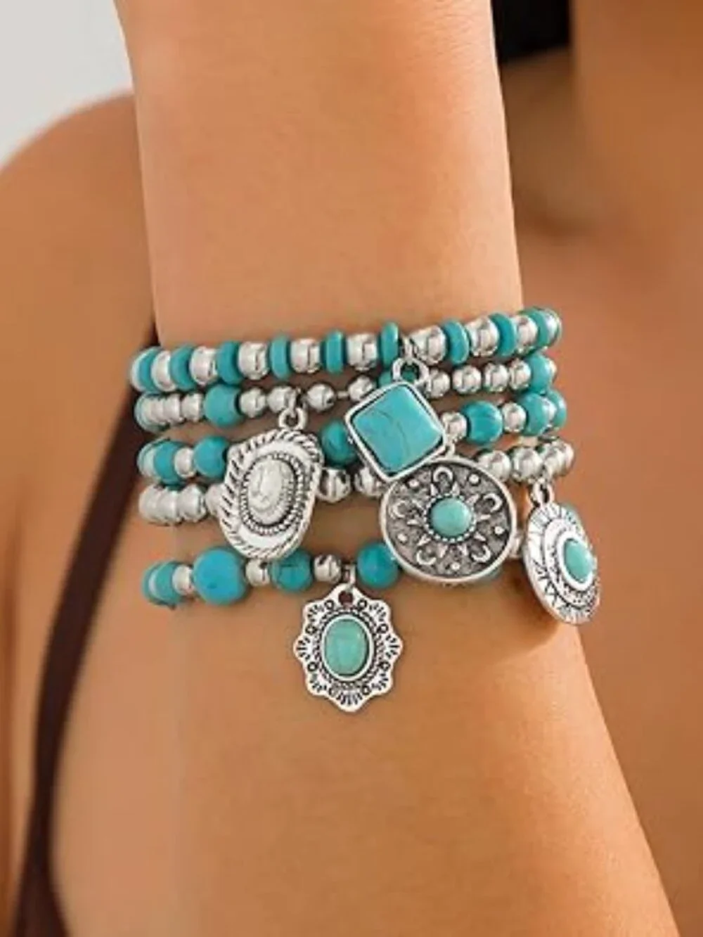 N/A turquoise western