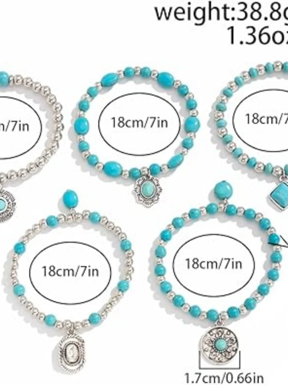 N/A turquoise western