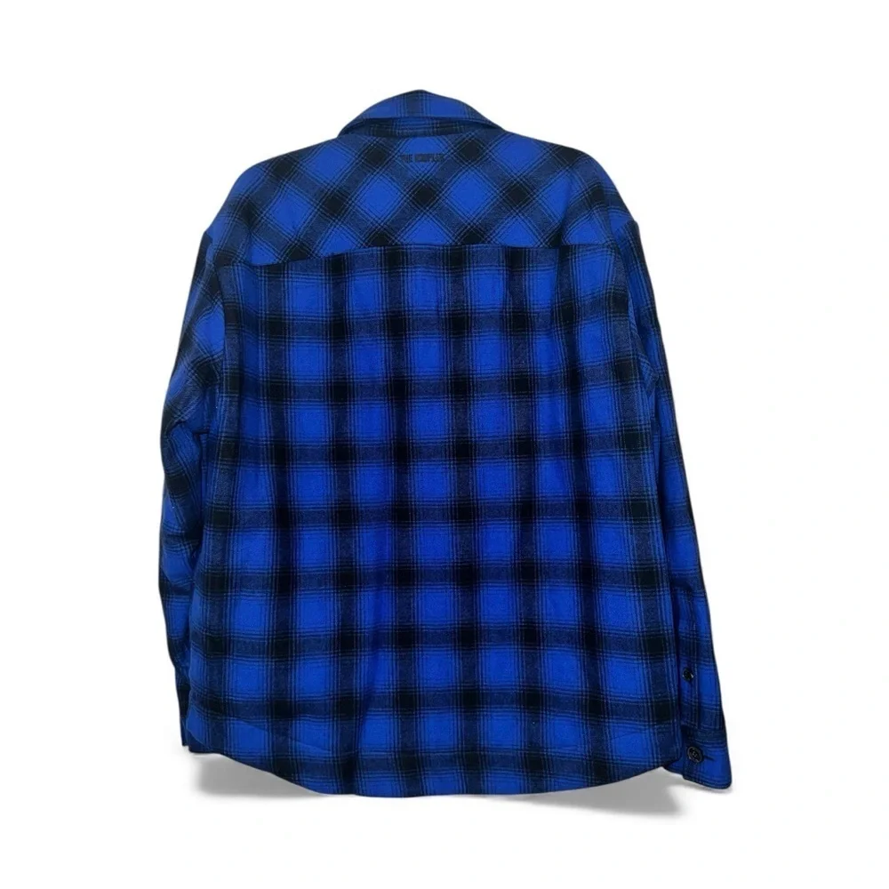 THE KOOPLES Blue Plaid Wool Overshirt Jacket - Size S- NWT