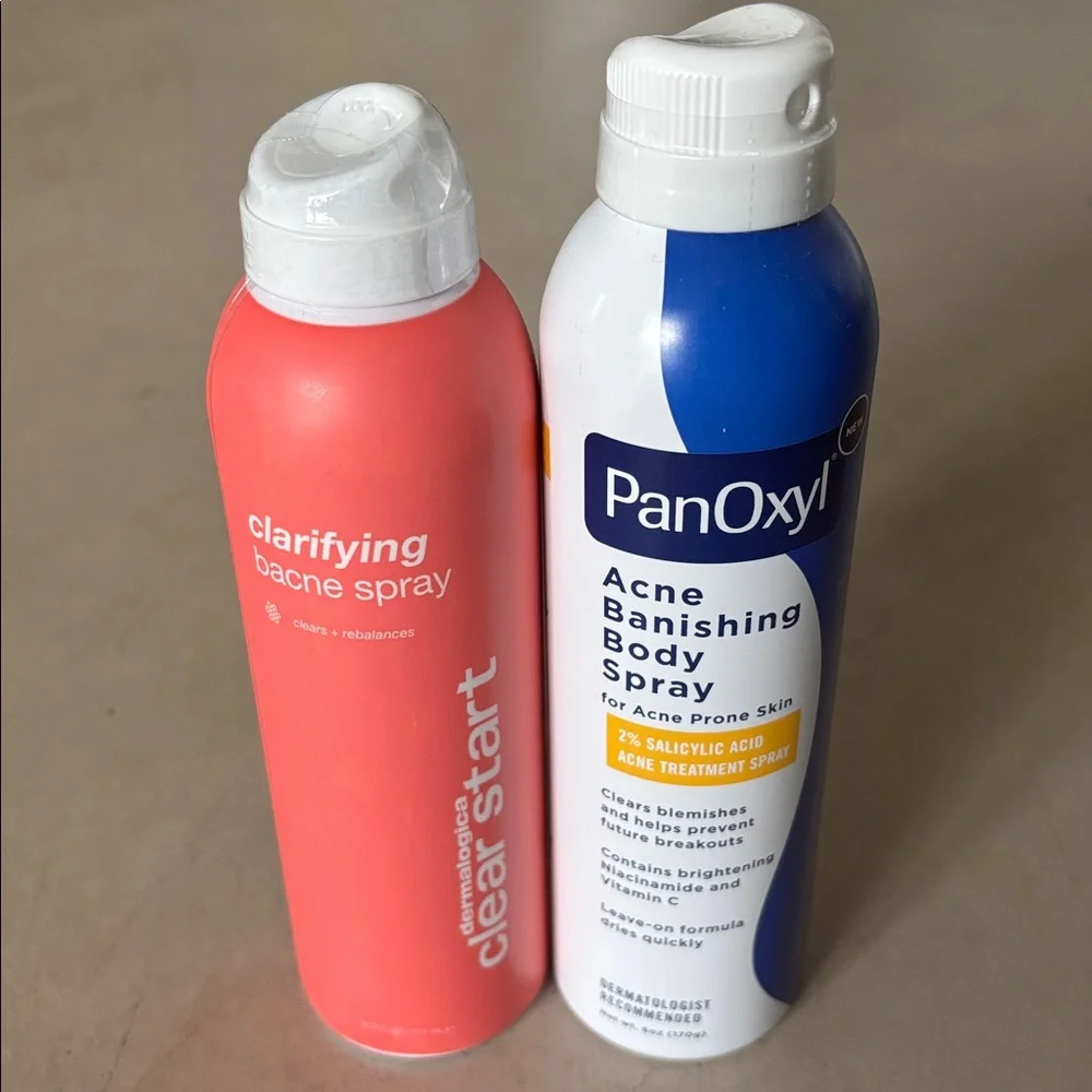 Sale! New Sealed Body Bacne Spray Treatments - Dermalogica Clear Start & PanOxyl
