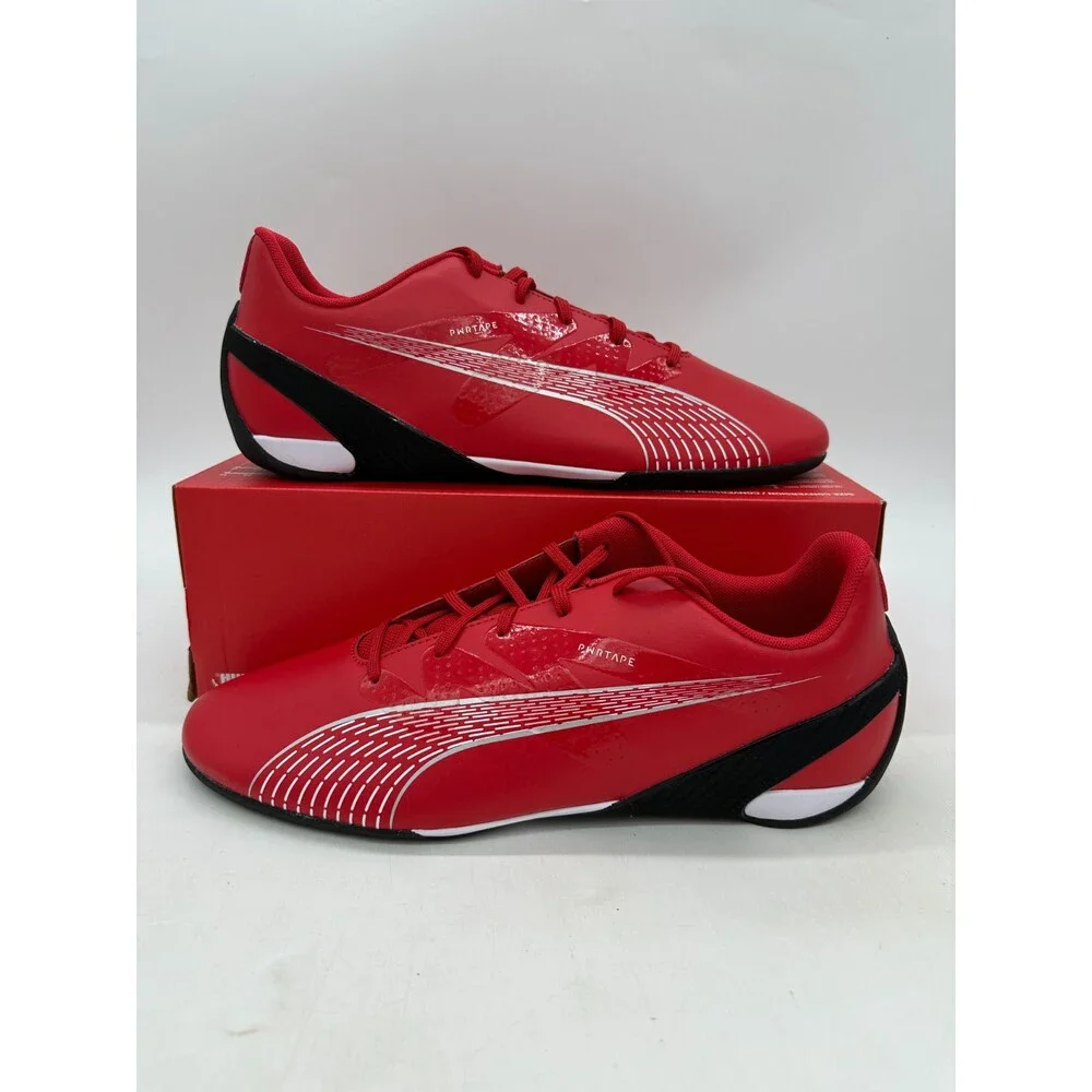 Puma Ferrari Carbon Cat Men's Size 13 Red White Athletic Shoes 307546 06