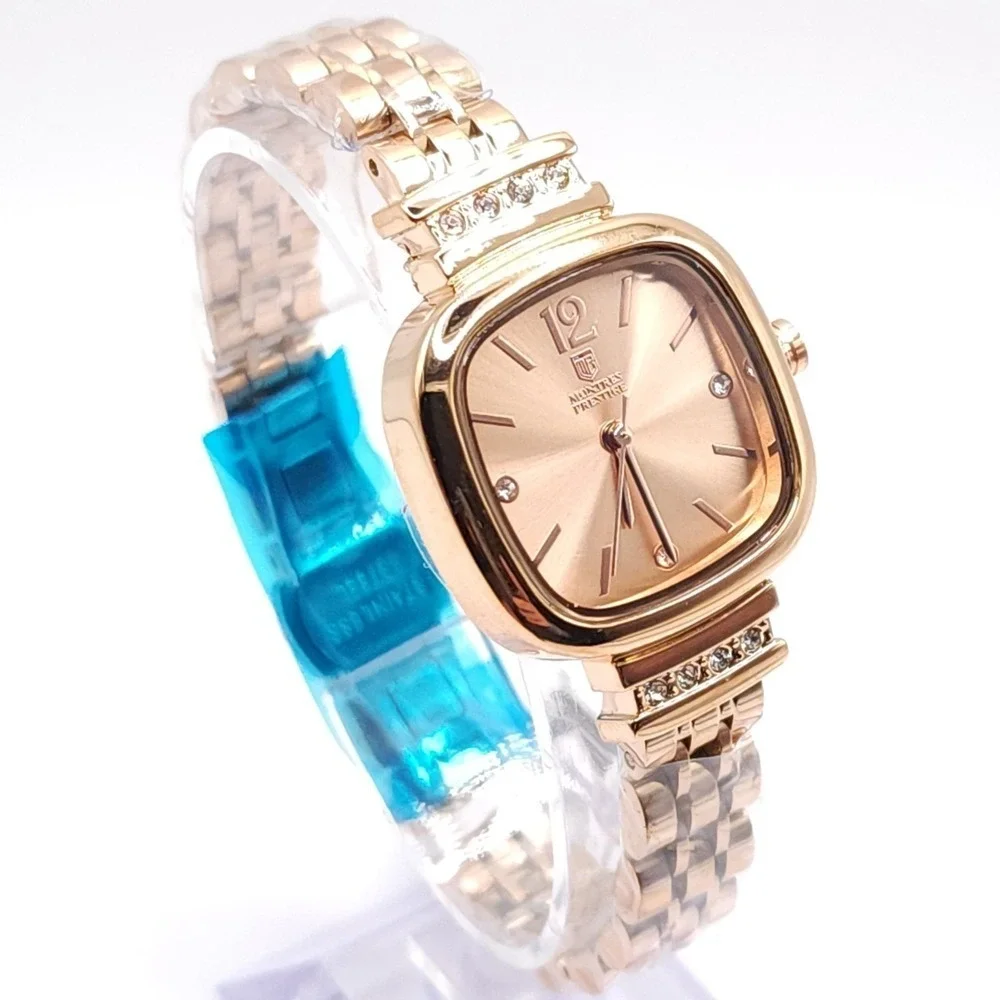 Invicta Prestige MPW-0038 Women's‎ Watch Rose Gold Crystal Bezel 26.5mm